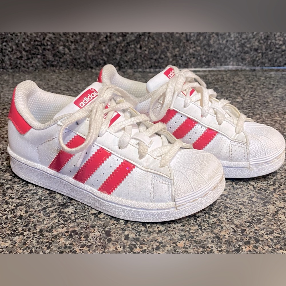 Girls Adidas Superstar shoes 12t
